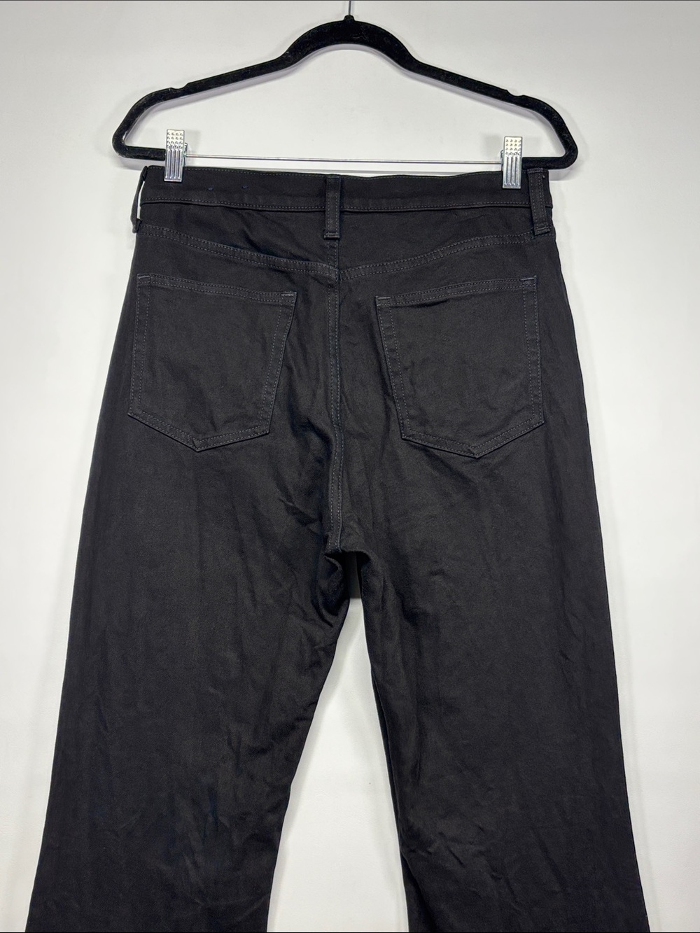 ✨GAP Denim 70s Flare Jeans Black Retro Wide Leg Women’s Jeans Black Size 10/30R - Picture 6 of 15